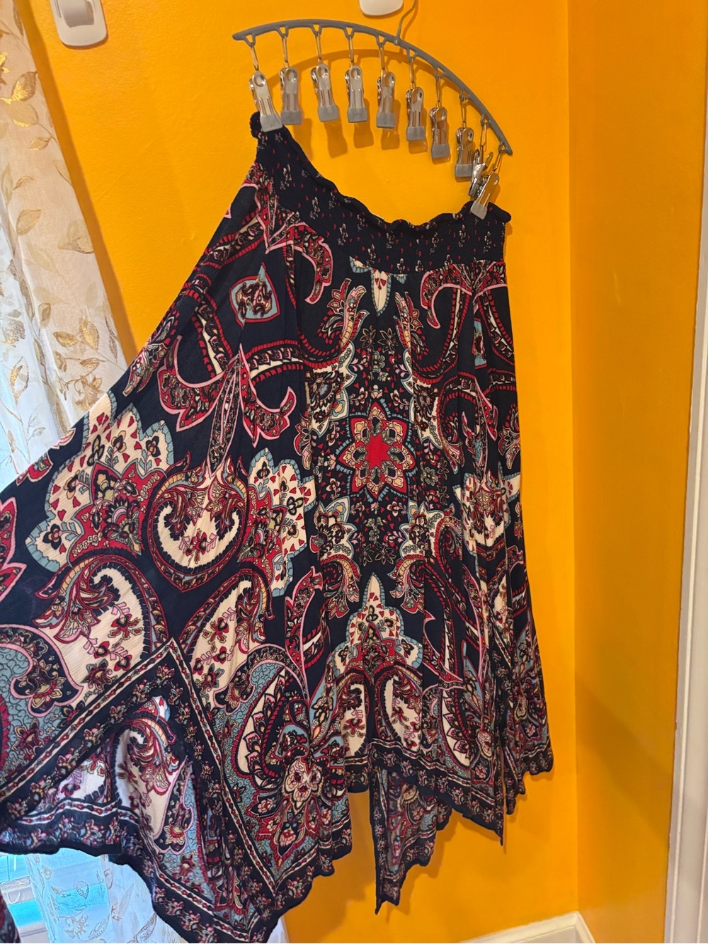 Hippie Style Asymmetrical skirt
